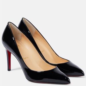 Christian Louboutin Pigalle 85 Patent Calf. Worn once 45 min.